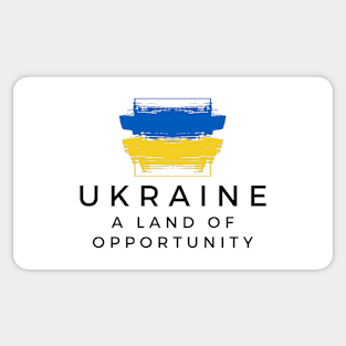 Ukraine A Land of Opportunity Sticker